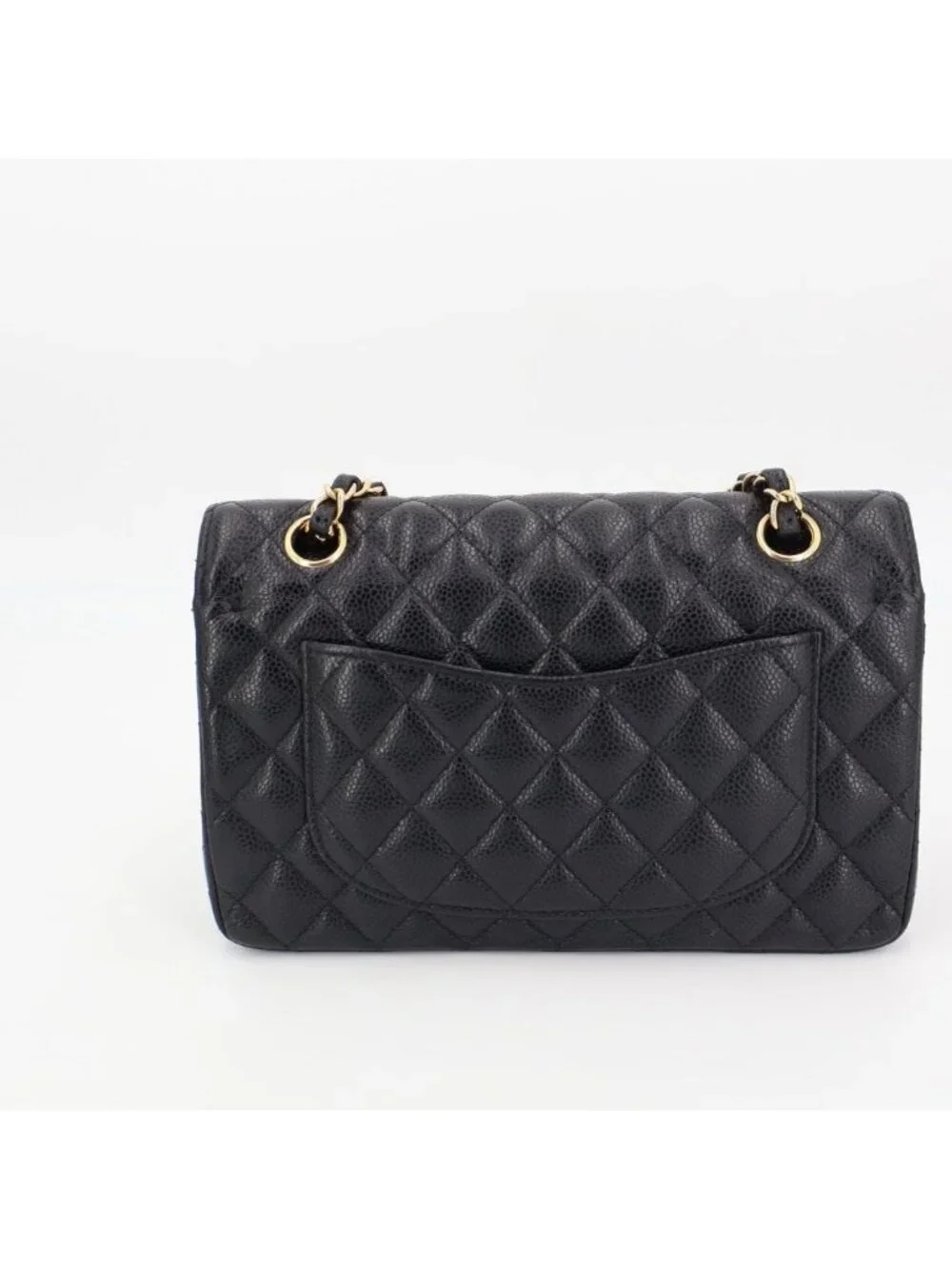 Chanel Quilted Caviar Leather Shoulder Bag